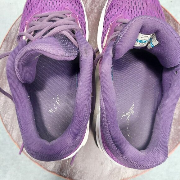 Mizuno Womens Running Shoes Purple Mesh Lace-Up Cushioned Athletic Sneakers Size - Picture 7 of 9